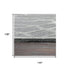 9' X 12' Gray And Silver Wool Geometric Hand Tufted Area Rug