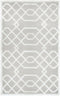 8' X 10' Beige And Ivory Wool Geometric Hand Tufted Area Rug