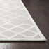 8' X 10' Beige And Ivory Wool Geometric Hand Tufted Area Rug