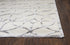 8' X 10' Ivory And Silver Wool Geometric Hand Tufted Area Rug