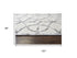 8' X 10' Ivory And Silver Wool Geometric Hand Tufted Area Rug