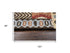 8' X 10' Red Blue Beige And Brown Wool Southwestern Hand Tufted Area Rug