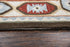 5' X 8' Brown Blue Beige And Red Wool Southwestern Hand Tufted Area Rug