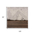 8' X 10' Ivory And Light Gray Wool Geometric Hand Woven Area Rug
