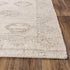 8' X 10' Ivory And Light Gray Wool Tribal Hand Woven Area Rug