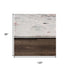 8' X 10' Blue Charcoal And Ivory Abstract Area Rug