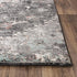 8' X 10' Charcoal And Gray Abstract Area Rug