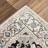 8' X 10' Gray Black Ivory And Light Blue Oriental Area Rug