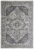 8' X 10' Light Gray And Gray Oriental Area Rug