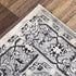 8' X 10' Light Gray And Gray Oriental Area Rug