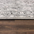 8' X 10' Light Gray And Gray Oriental Area Rug