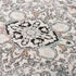 8' X 10' Ivory Black And Light Blue Oriental Area Rug
