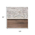 8' X 10' Ivory Black And Light Blue Oriental Area Rug
