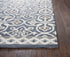 8' X 10' Gray Natural Taupe And Brown Wool Moroccan Hand Tufted Area Rug