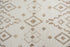 5' X 8' Natural Beige And Taupe Wool Geometric Hand Tufted Area Rug