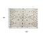 8' X 10' Natural Beige And Taupe Wool Geometric Hand Tufted Area Rug