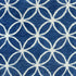 9' X 12' Blue And Ivory Wool Geometric Hand Tufted Area Rug