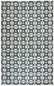 8' Gray And Beige Wool Geometric Hand Tufted Area Rug