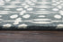 8' Gray And Beige Wool Geometric Hand Tufted Area Rug