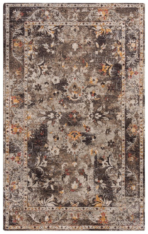 8' X 10' Brown Beige And Apricot New Zealand Lambs Wool Oriental Hand Carved Handmade Area Rug