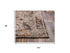 8' X 10' Brown Beige And Apricot New Zealand Lambs Wool Oriental Hand Carved Handmade Area Rug