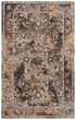 9' X 12' Brown Beige And Apricot New Zealand Lambs Wool Oriental Hand Carved Handmade Area Rug