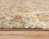8' X 10' Brown Beige Ivory And Green New Zealand Lambs Wool Abstract Hand Carved Handmade Area Rug