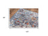 8' X 10' Blue Beige And Ivory New Zealand Lambs Wool Abstract Hand Carved Handmade Area Rug