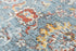 8' X 10' Ivory Blue And Yellow New Zealand Lambs Wool Oriental Hand Carved Handmade Area Rug