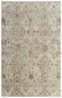 5' X 8' Ivory And Brown New Zealand Lambs Wool Oriental Hand Carved Handmade Area Rug