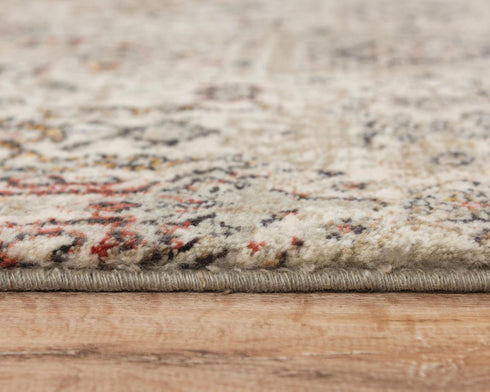 5' X 8' Ivory And Brown New Zealand Lambs Wool Oriental Hand Carved Handmade Area Rug