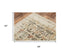 5' X 8' Beige Brown Apricot And Ivory New Zealand Lambs Wool Oriental Hand Carved Handmade Area Rug