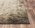 8' X 10' Beige Brown Apricot And Ivory New Zealand Lambs Wool Oriental Hand Carved Handmade Area Rug