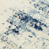 8' X 10' Ivory And Black Abstract Area Rug