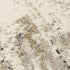 8' X 10' Beige Ivory And Black Abstract Area Rug
