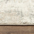 8' X 10' Beige Ivory And Black Abstract Area Rug