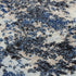 8' X 10' Blue Black Beige And Ivory Abstract Area Rug