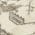 8' X 10' Beige Dark Brown Mauve And Ivory Floral Area Rug