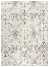 8' X 10' Beige Black And Ivory Oriental Area Rug