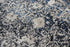 8' X 10' Taupe Blue And Dark Blue Oriental Area Rug