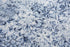 8' Ivory Blue And Dark Blue Oriental Area Rug