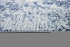 7' X 10' Ivory Blue And Dark Blue Oriental Area Rug