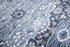 5' X 8' Blue Ivory And Dark Blue Oriental Area Rug