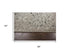 5' X 8' Beige Taupe Gray And Black Oriental Area Rug