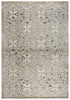 8' X 10' Beige Taupe Gray And Black Oriental Area Rug