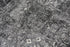 8' X 10' Gray Black Dark Gray And Ivory Medallion Area Rug