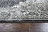 8' Gray Black Taupe Natural And Ivory Medallion Area Rug