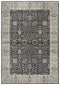 8' X 10' Gray Taupe Black And Natural Oriental Area Rug