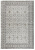 5' X 8' Beige Taupe Tan Gray And Cream Oriental Area Rug