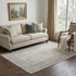 5' X 8' Beige Taupe Tan Gray And Cream Oriental Area Rug